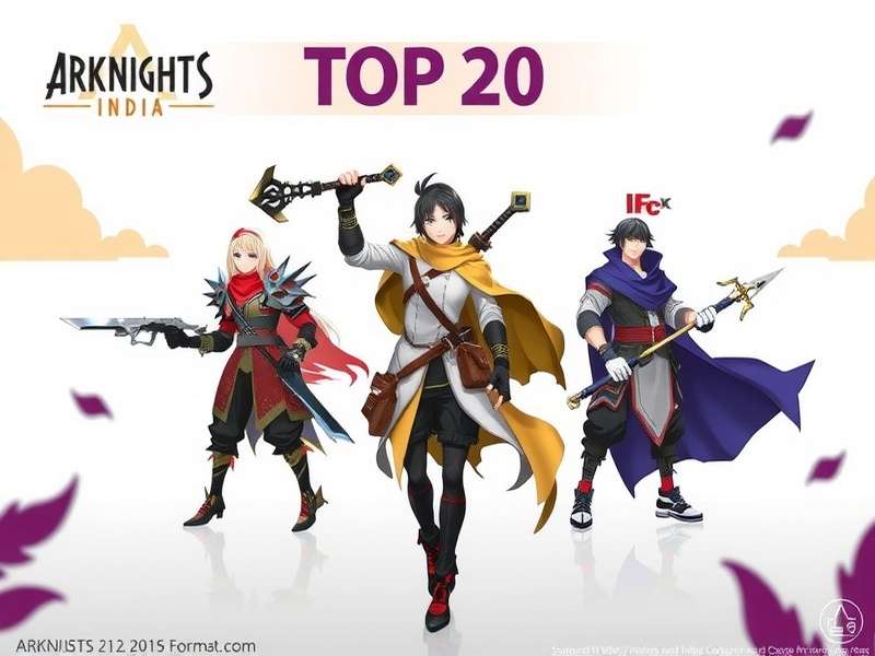 Top 20 Characters in Arknights India Arknights India Top20 Characters